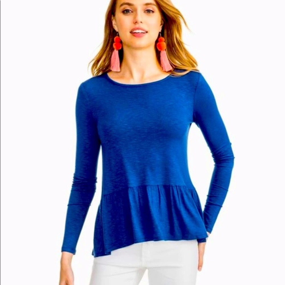 NWT Southern tide Peplum Knit Top